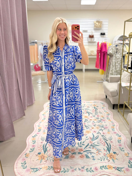Coastal Curfew Maxi Dress