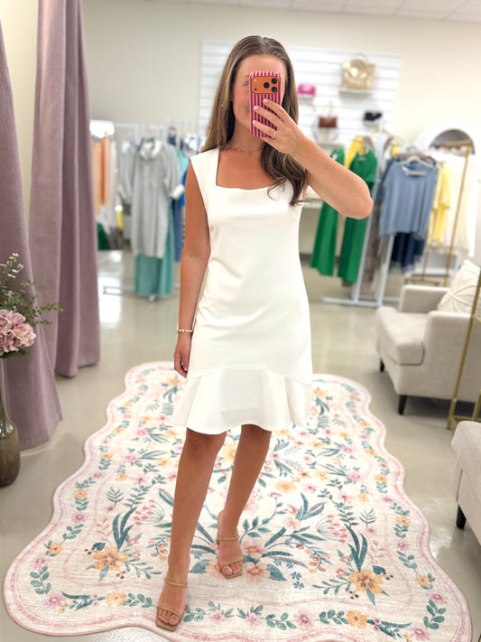 Pure Elegance Mini Dress