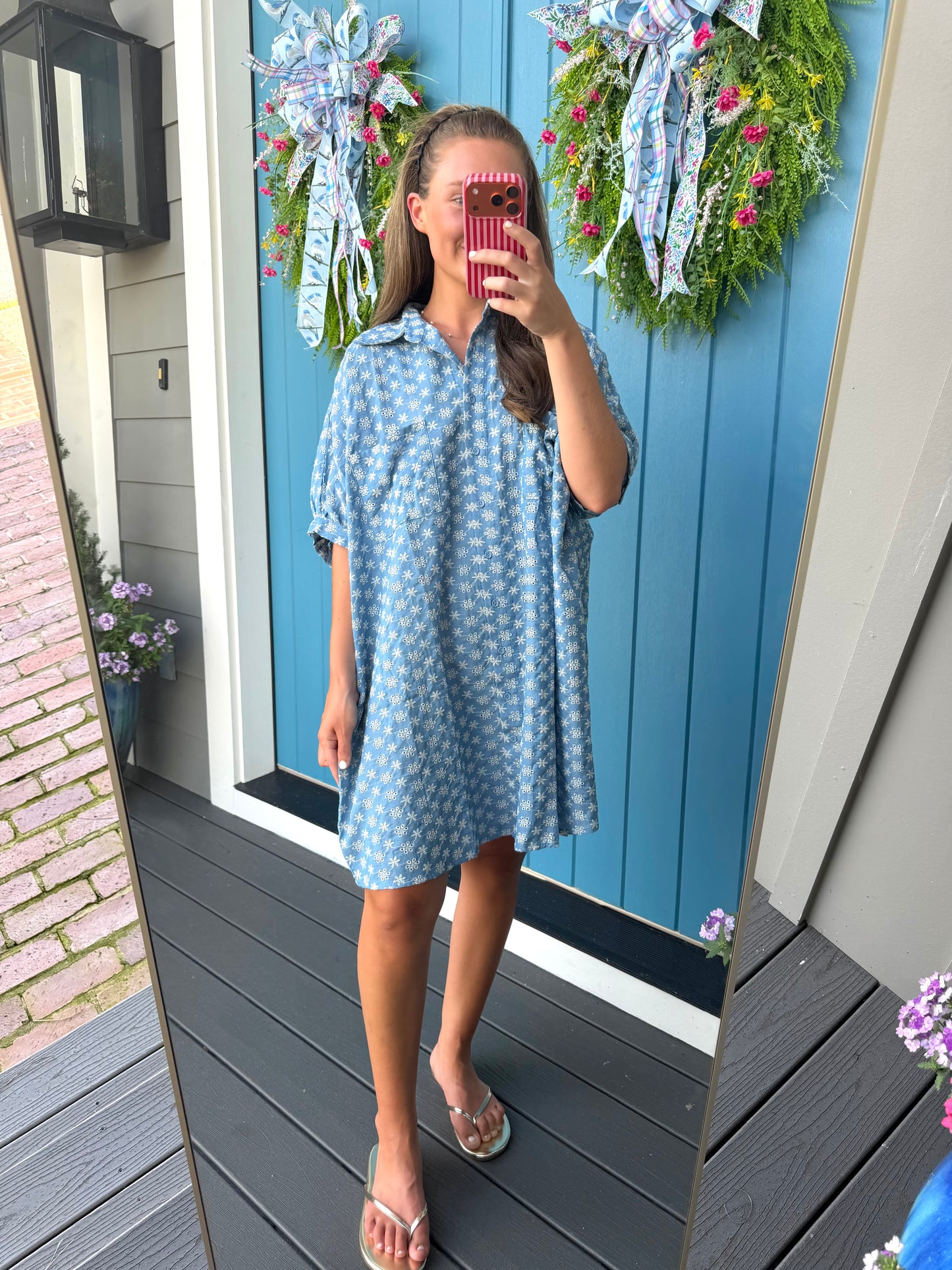 Sweet Magnolia Button Up Dress